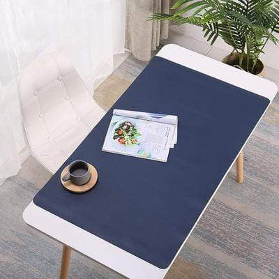 LuxuraPad | Elegant Durable PU Leather Desk Mat for Workspace Protection 1
