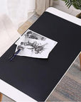 LuxuraPad | Elegant Durable PU Leather Desk Mat for Workspace Protection 3