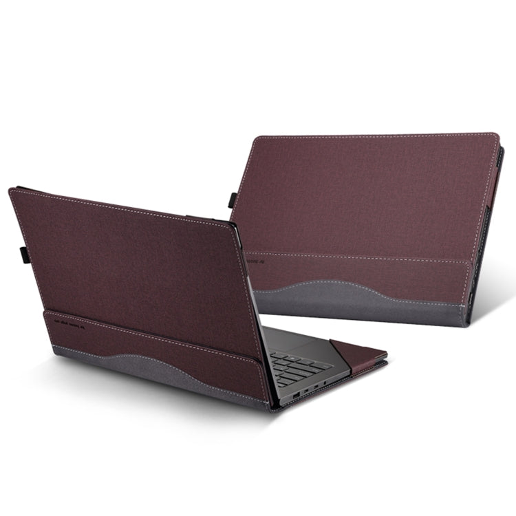 LuxuraShield | Elegant Protective PU Leather Laptop Case for Galaxy Book 3 360 1