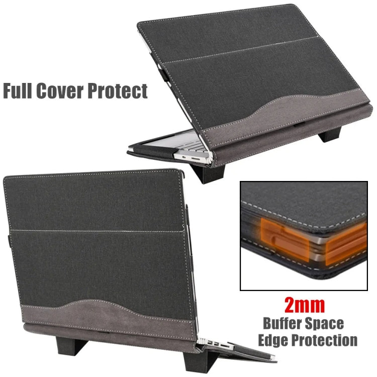 LuxuraShield | Elegant Protective PU Leather Laptop Case for Galaxy Book 3 360 5