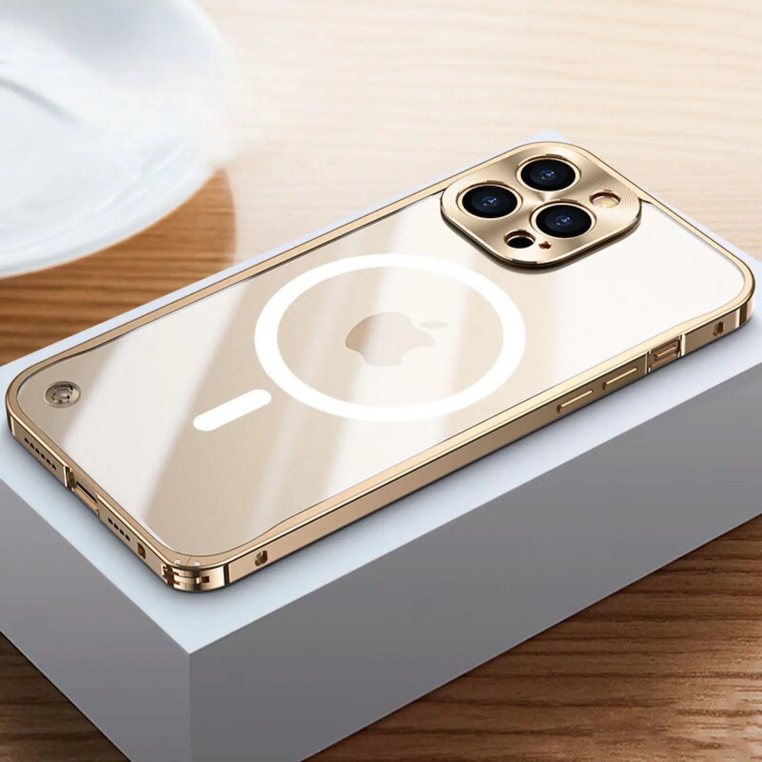 Luxura | Sleek Premium Metal MagSafe Phone Case for iPhone Pro Max 5