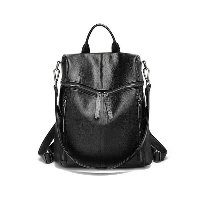 Luxura | Stylish Durable Leather Large Capacity Backpack 0