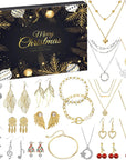 LuxuriaGift | Elegant Luxury Gold Advent Calendar with 24 Surprising Treats 0