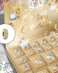 LuxuriaGift | Elegant Luxury Gold Advent Calendar with 24 Surprising Treats 4