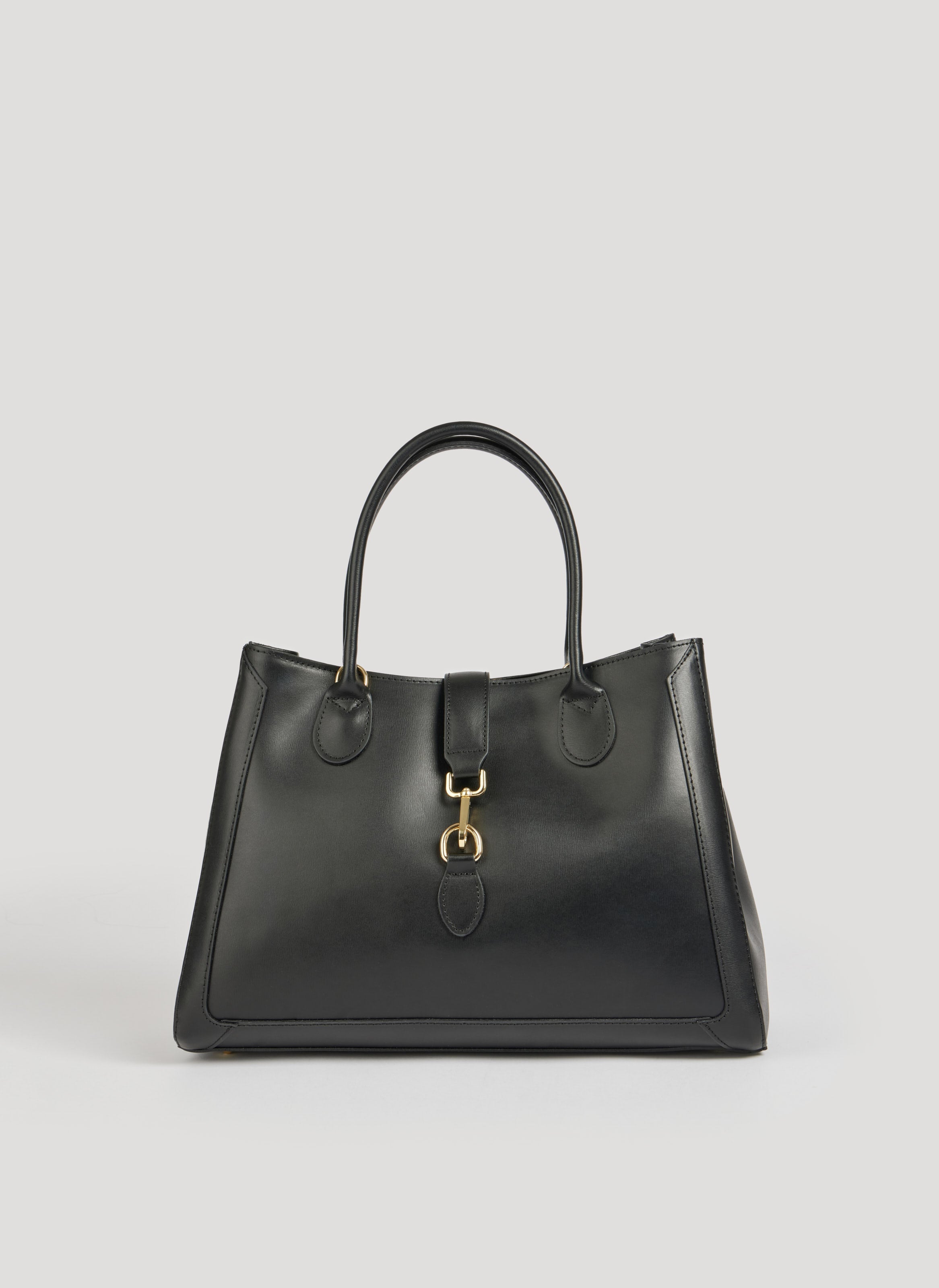 Luxury Black Brushed Leather Handbag for Women – Elegant Genuine Leather Tote for Everyday and Office Use 0