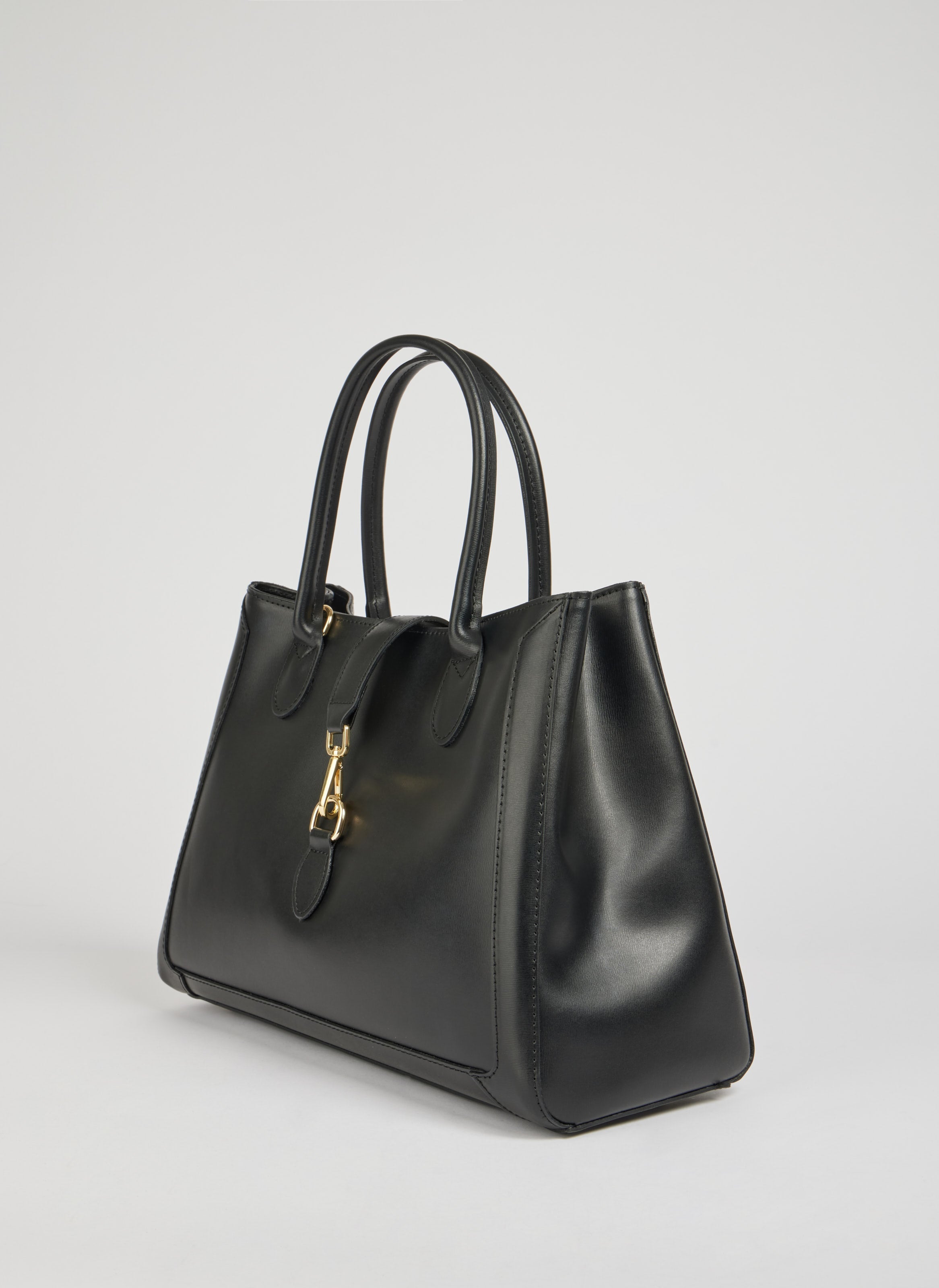 Luxury Black Brushed Leather Handbag for Women – Elegant Genuine Leather Tote for Everyday and Office Use 1