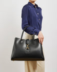 Luxury Black Brushed Leather Handbag for Women – Elegant Genuine Leather Tote for Everyday and Office Use 5