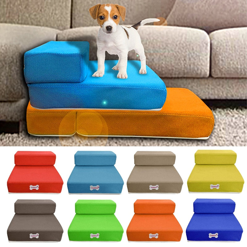 Luxury Dog Steps for Bed – Non-Slip, Joint-Friendly Dog Stairs for Couch and Pet Access 5