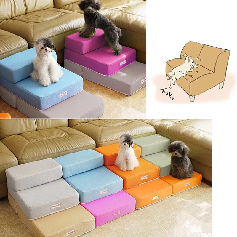Luxury Dog Steps for Bed – Non-Slip, Joint-Friendly Dog Stairs for Couch and Pet Access 6