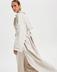 Lyanna | Belted Double-breasted Trench Coat 1