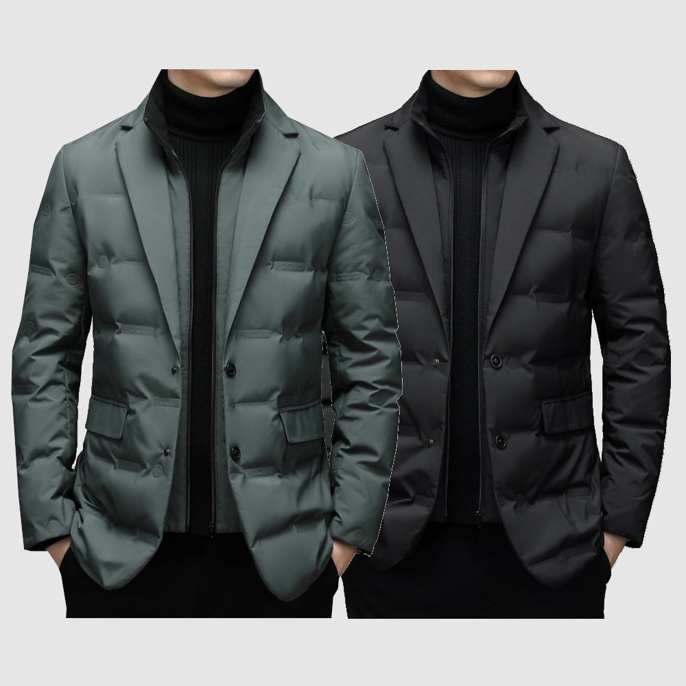 Lynver | Elegant Warm Men's Winter Coat with Classic Modern Style 1