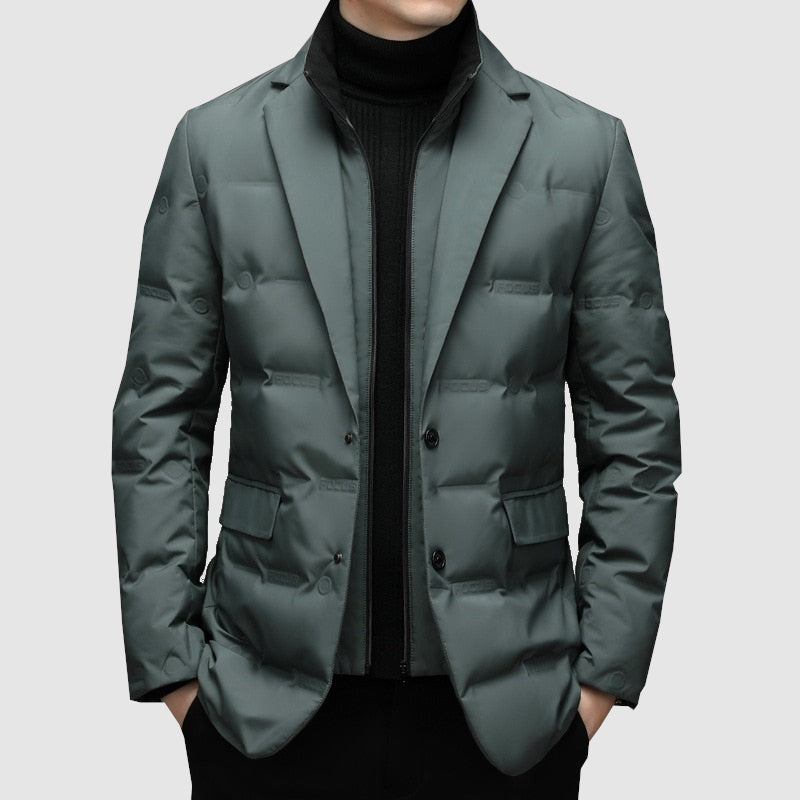 Lynver | Elegant Warm Men's Winter Coat with Classic Modern Style 3