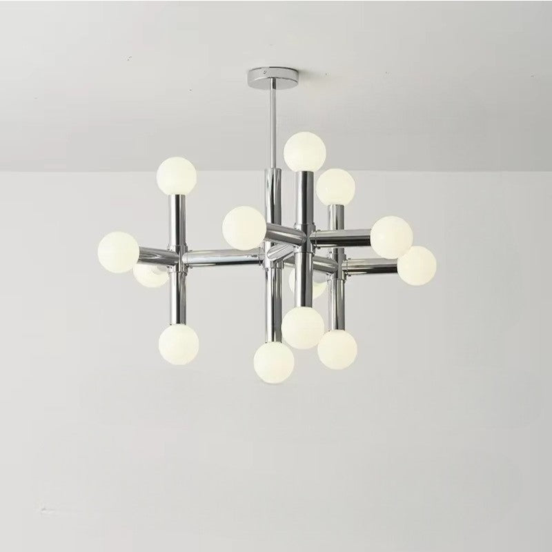 Lysiq | Artistic Metal Bauhaus Chandelier for Aesthetic Interiors 7