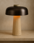 Lytian | Elegant Travertine Style Table Lamp 2