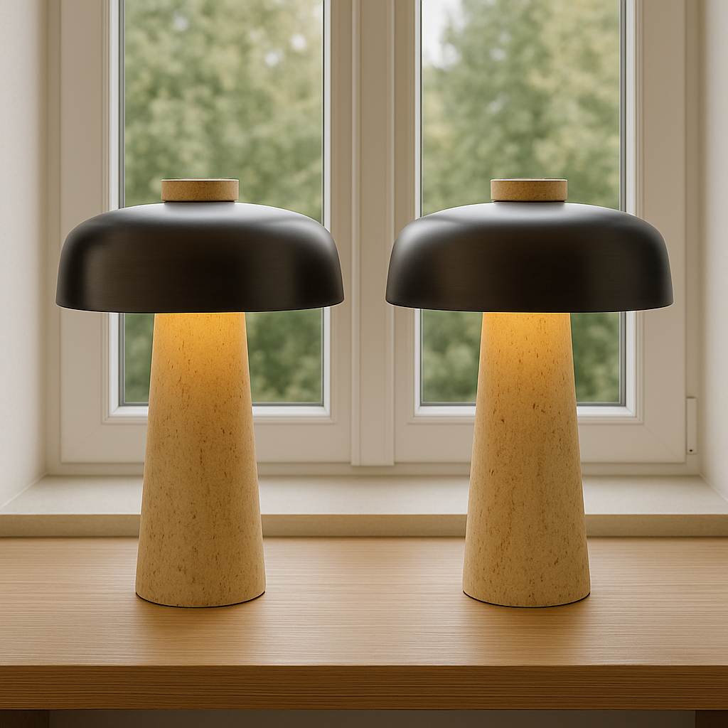 Lytian | Elegant Travertine Style Table Lamp 3