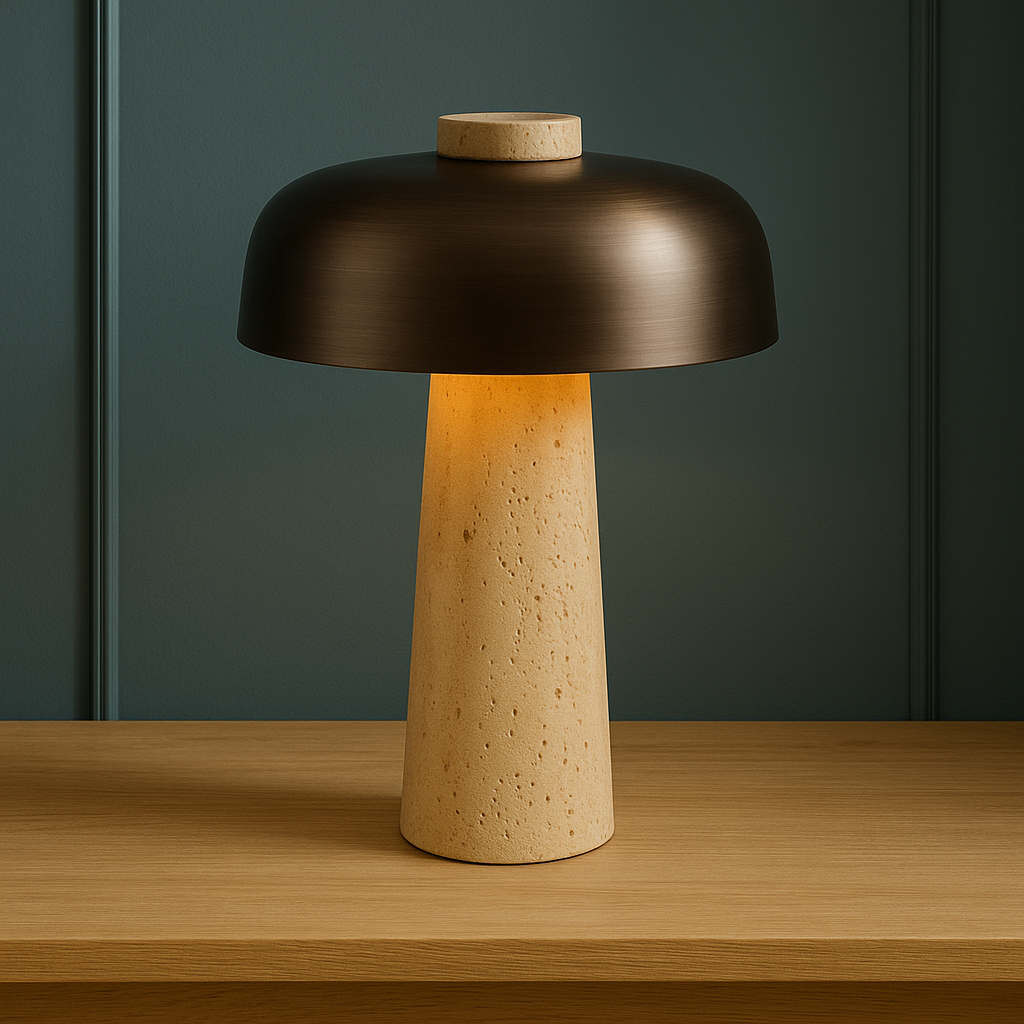 Lytian | Elegant Travertine Style Table Lamp 4