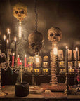 MacabreGlow | Eerie LED Skull Spine Table Lamp 3