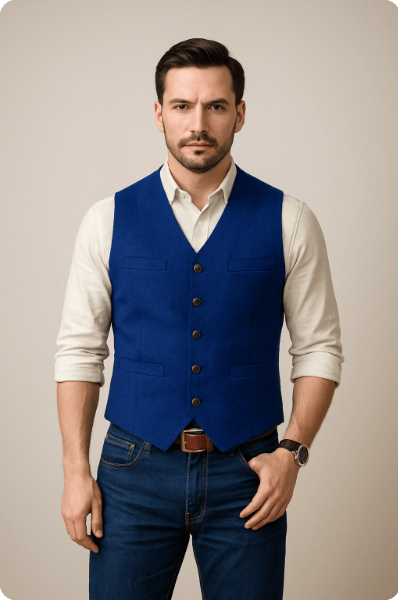 Madison | Sleek Tailored Sleeveless Blazer Vest 0