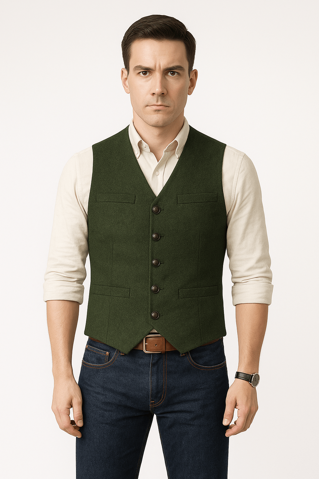 Madison | Sleek Tailored Sleeveless Blazer Vest 2