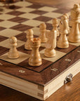 Magnetica | Compact Portable Magnetic Wooden Chess Set 1