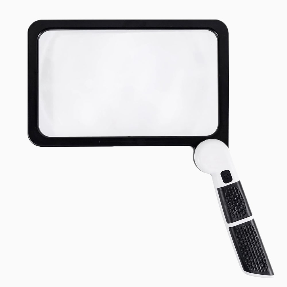 MagniView | LED Full-Page Magnifier with Bright 5X Zoom for Reading and Fine Detail Tasks 0