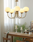CloudWhisper – Stylish Marshmallow Light Fixture with Gentle Radiance