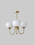 CloudWhisper – Stylish Marshmallow Light Fixture with Gentle Radiance