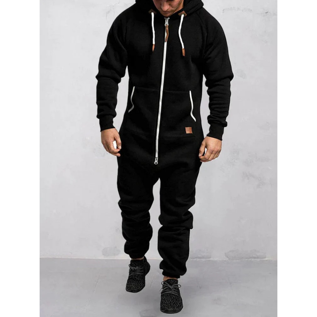 Mason | Cozy Plush Hooded Jumpsuit 2