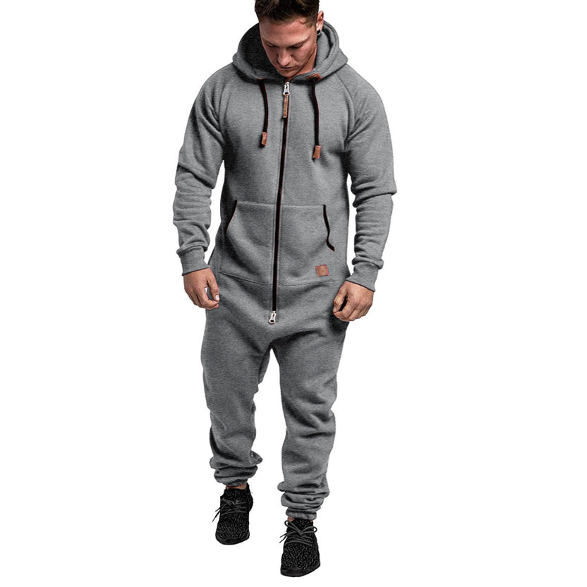 Mason | Cozy Plush Hooded Jumpsuit 4