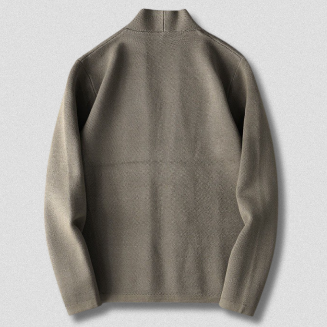 Mason | Stylish Black Cardigan Sweater for Men 6