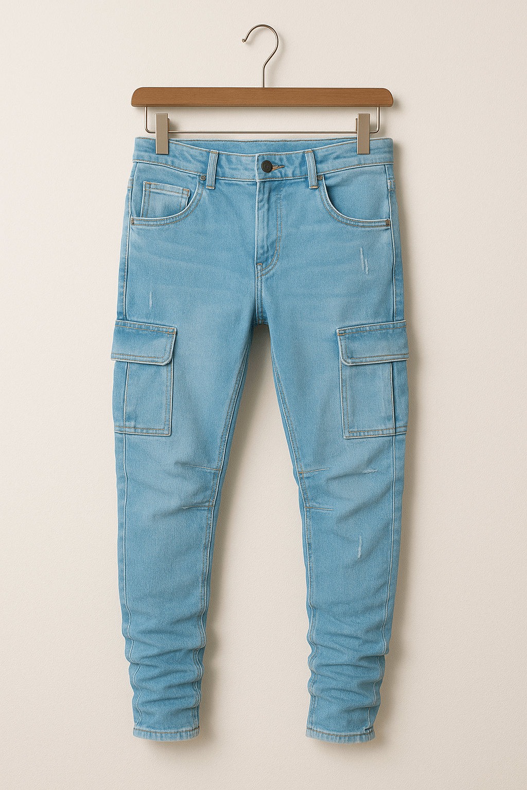 Mason | Trendy Slim Fit Cargo Jeans 0