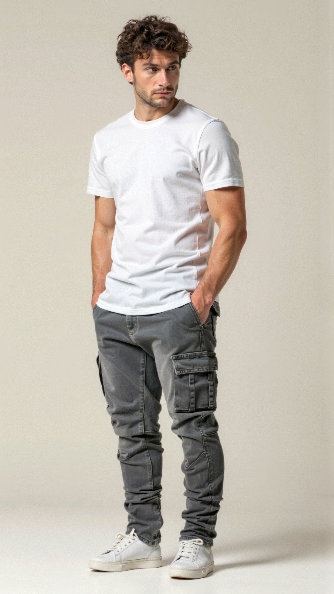 Mason | Trendy Slim Fit Cargo Jeans 2