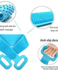 MassageBrush Pro | Silicone Body Scrubber for Smooth, Healthy Skin 4