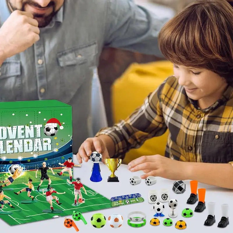 MatchBox – Advent Calendar for Boys and Girls with Stadium Building Set 3
