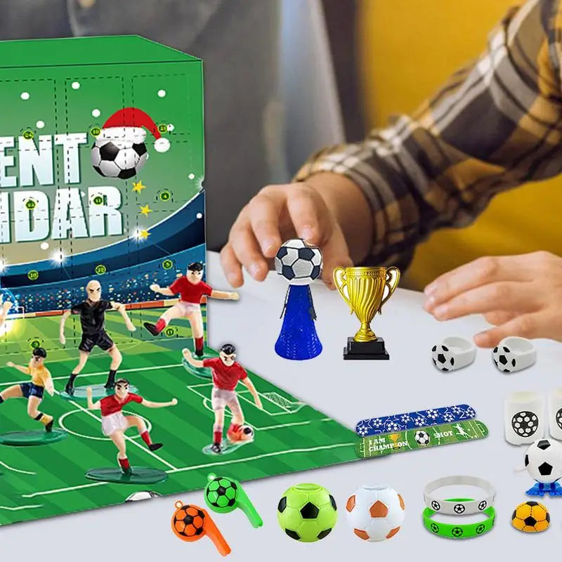 MatchBox – Advent Calendar for Boys and Girls with Stadium Building Set 4