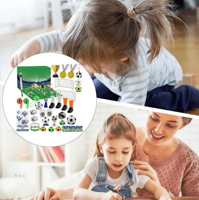 MatchBox – Advent Calendar for Boys and Girls with Stadium Building Set 5