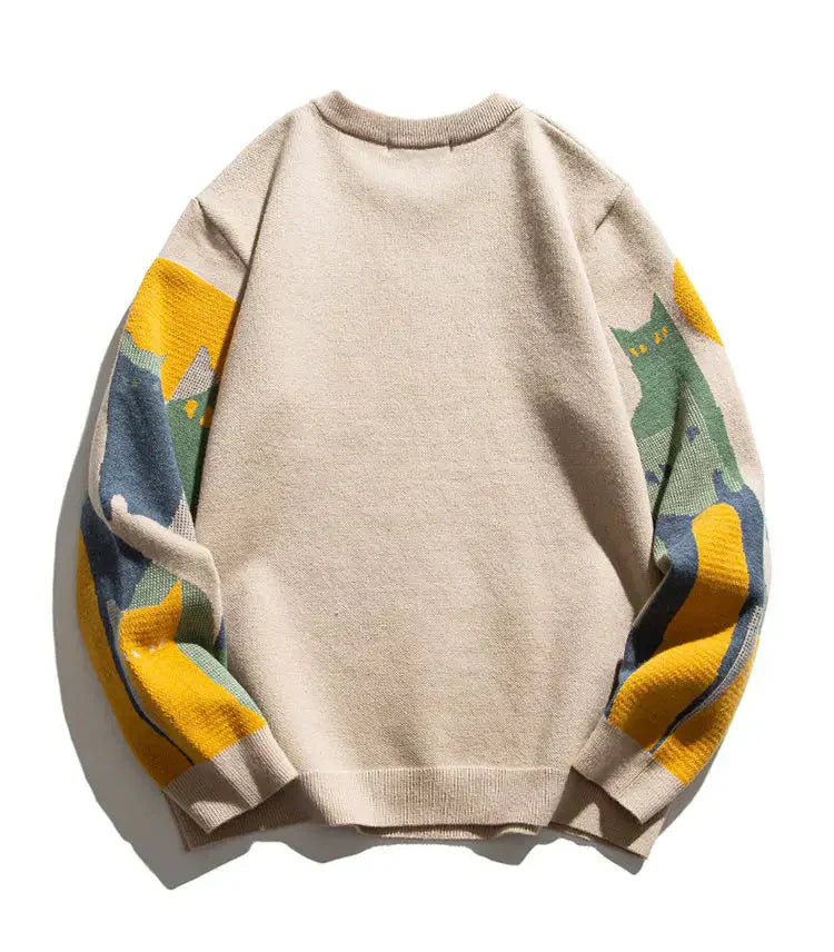 Maya | Cozy Whimsical Cat Women's Sweater 2