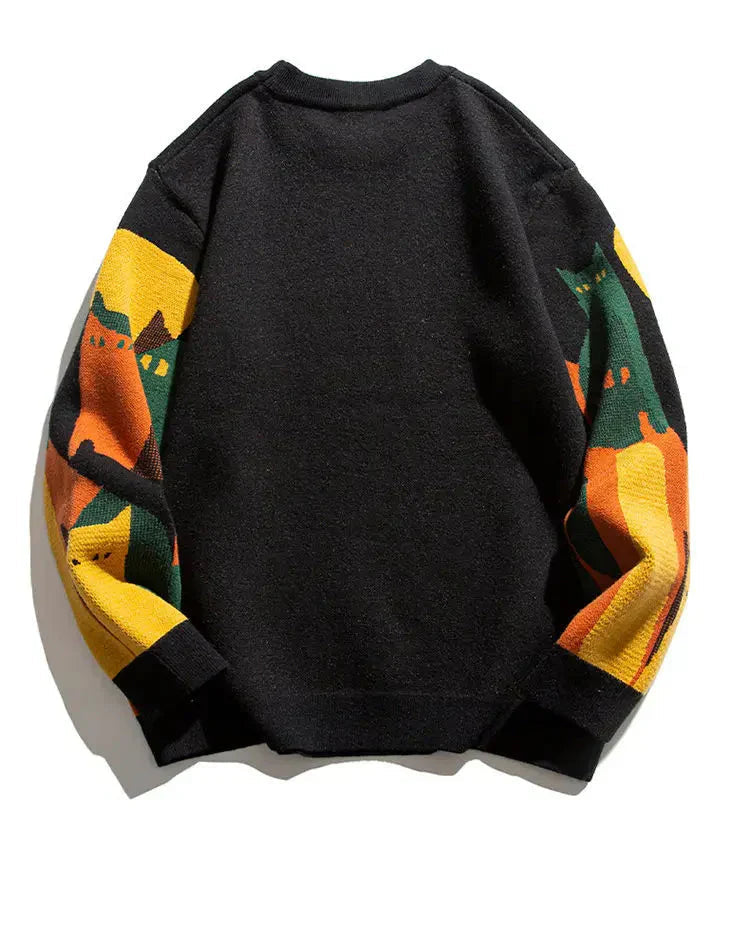 Maya | Cozy Whimsical Cat Women's Sweater 3