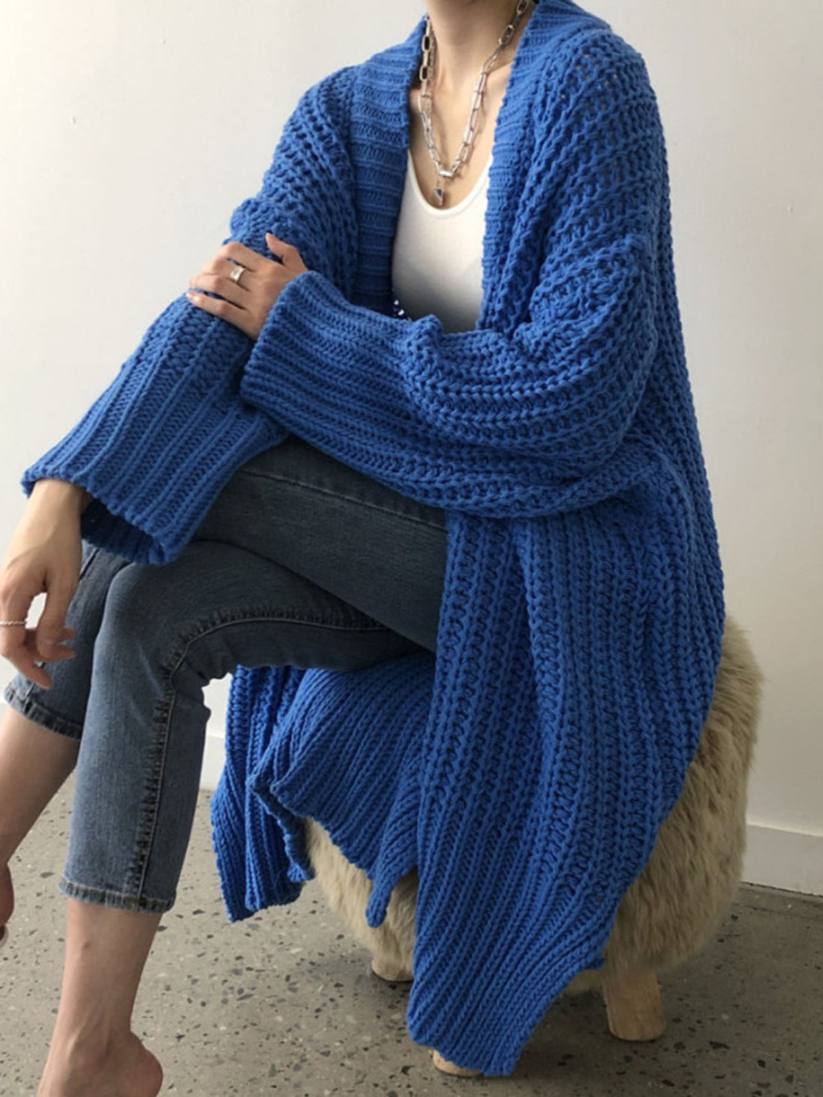 Mckenzie | Oversize Split Knit Outerwear 0