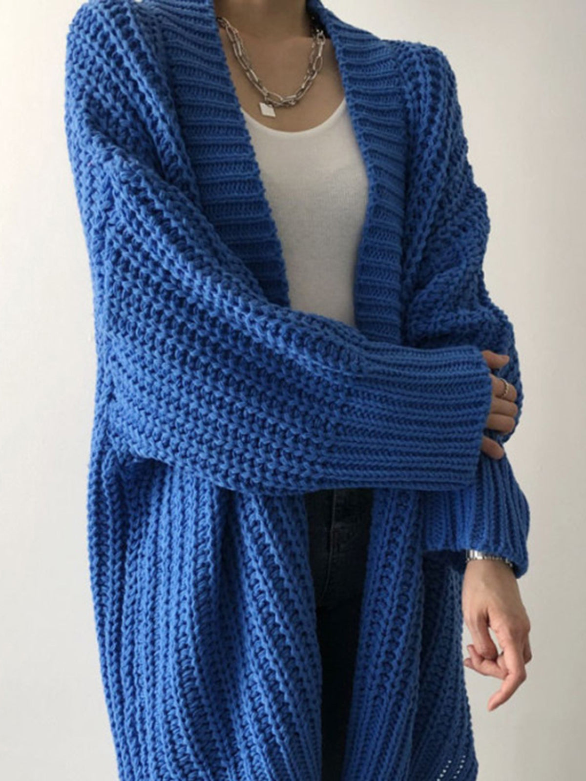 Mckenzie | Oversize Split Knit Outerwear 1