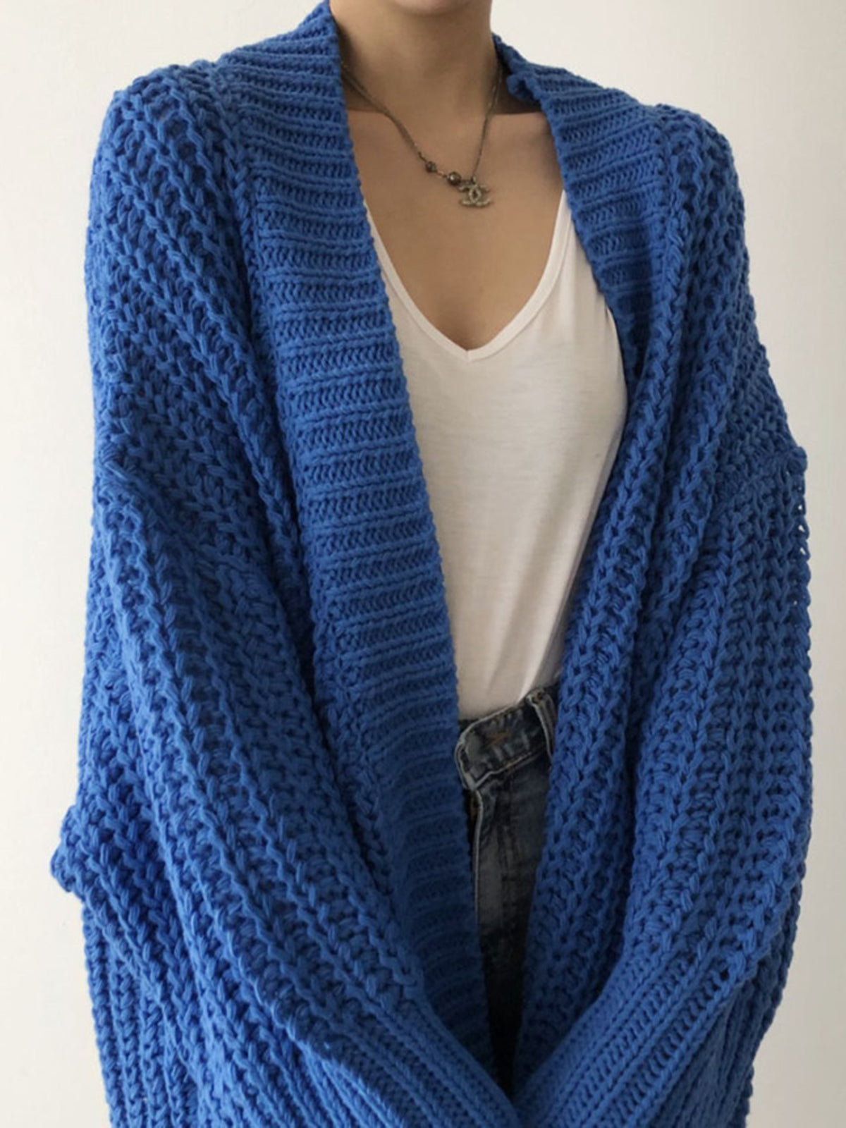 Mckenzie | Oversize Split Knit Outerwear 2