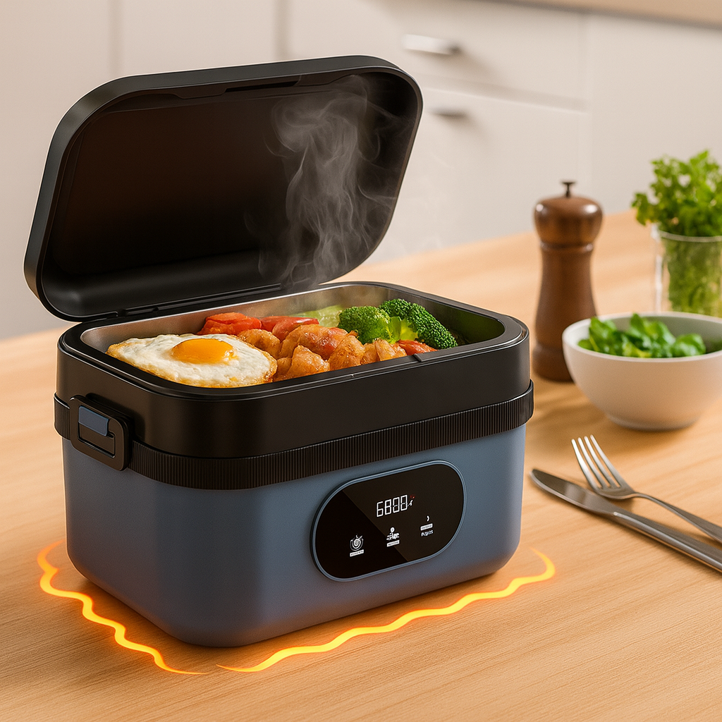 MealMate | Stainless Steel Self-Heating Portable Lunch Box 4