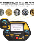 Mega Detector Gold Metal Detector With Shovel + Headphones 2
