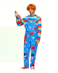 Men's Creepy Killer Halloween Costume | Scary Horror Outfit 0