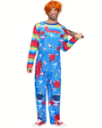 Men's Creepy Killer Halloween Costume | Scary Horror Outfit 3