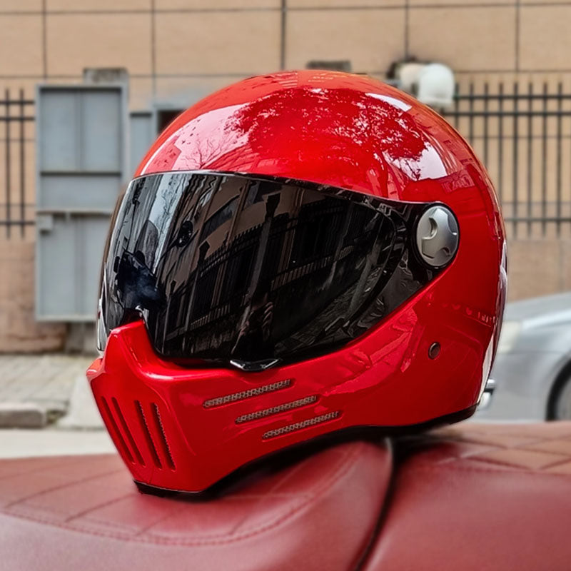 Men’s Full Face Motorcycle Helmet DOT ECE Approved ABS Dark Visor 3