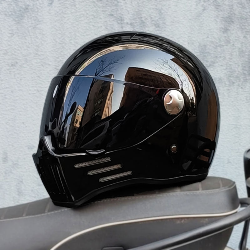 Men’s Full Face Motorcycle Helmet DOT ECE Approved ABS Dark Visor 4