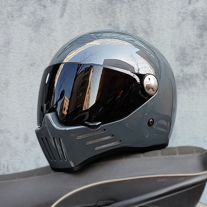 Men’s Full Face Motorcycle Helmet DOT ECE Approved ABS Dark Visor 5