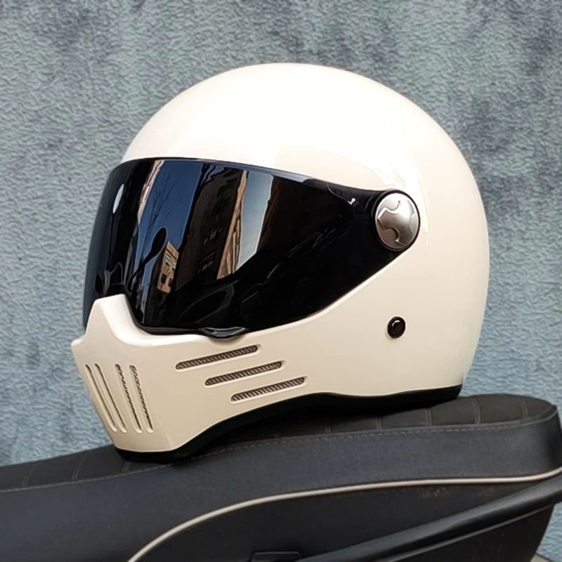 Men’s Full Face Motorcycle Helmet DOT ECE Approved ABS Dark Visor 6