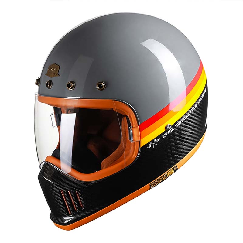 Men’s Full Face Motorcycle Helmet Lightweight Carbon Fiber DOT ECE Approved 0
